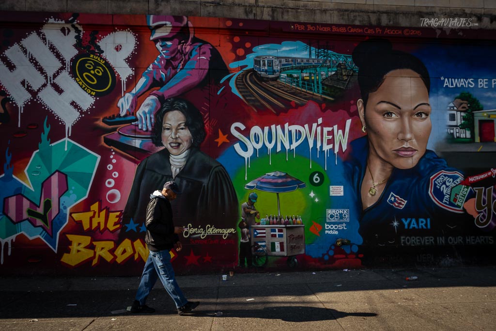 Tour de contrastes de Nueva York - Nuevo mural I love The Bronx