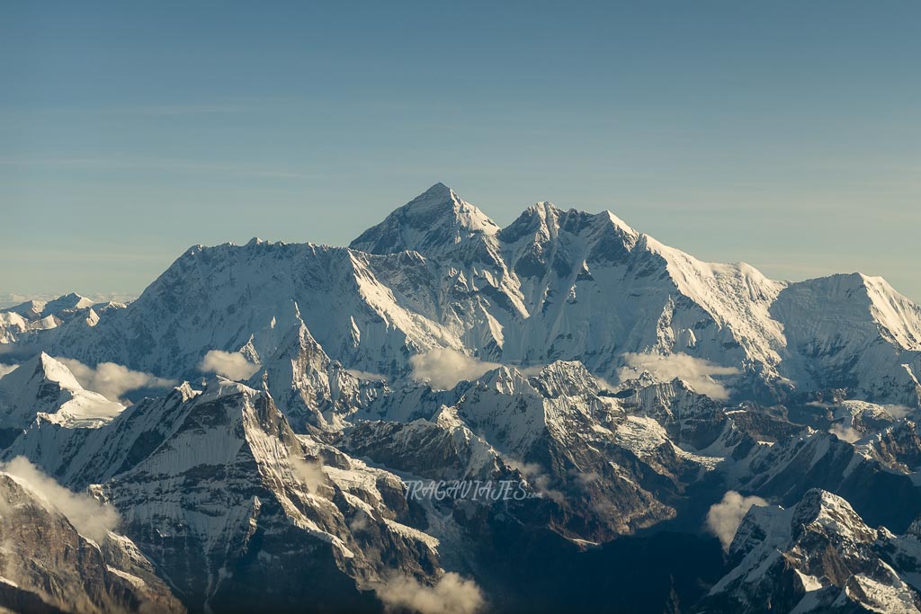 Trekking al campo base del Everest - Vista del Everest desde el avión