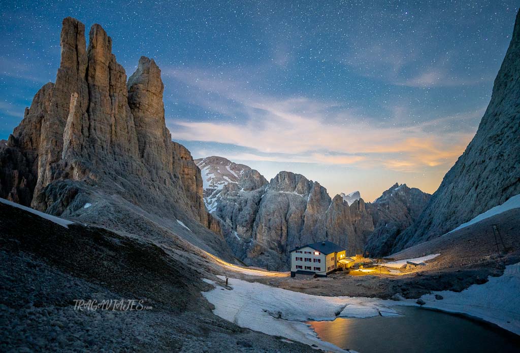 Ruta a las Torres Vajolet en los Dolomitas