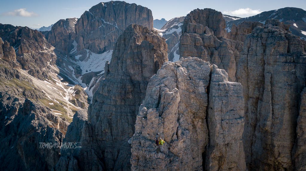 Escalada en las torres de Vajolet