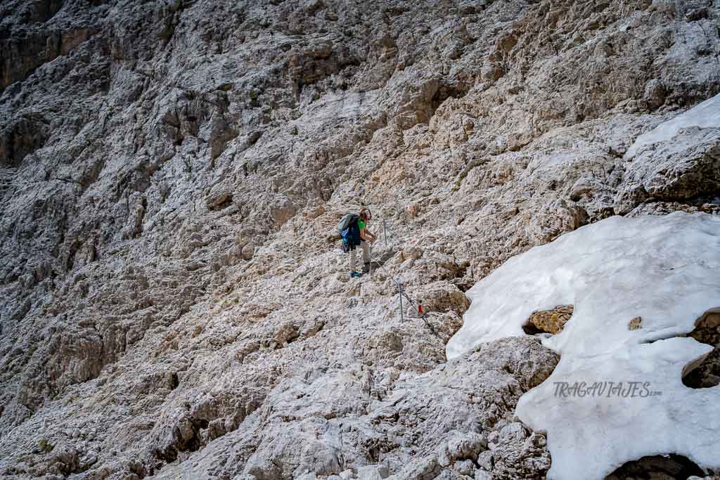 Descenso de refugio Re Alberto I