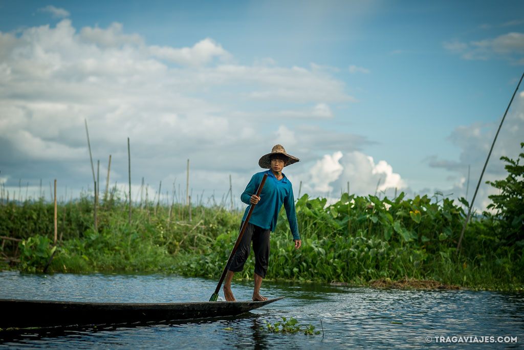 Viaje en bote de Pekon a Inle myanmar birmania