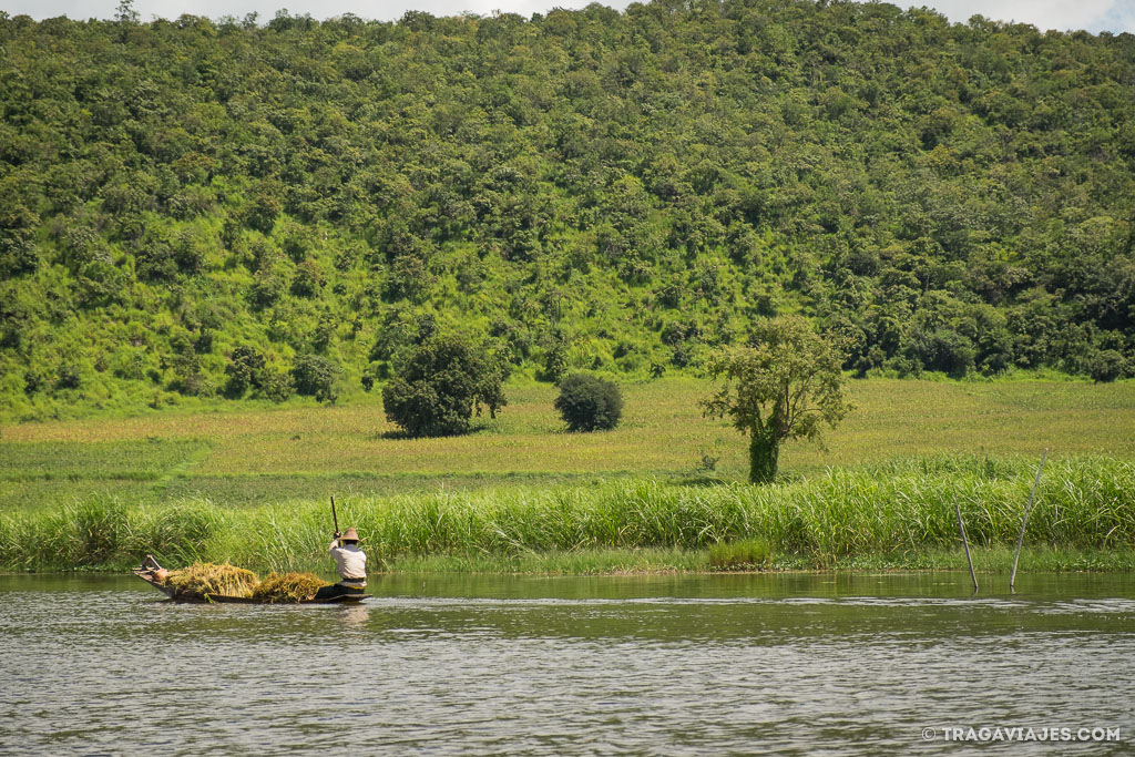 Viaje en bote de Pekon a Inle myanmar birmania