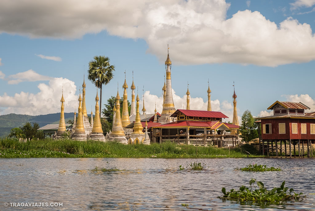 Viaje en bote de Pekon a Inle myanmar birmania