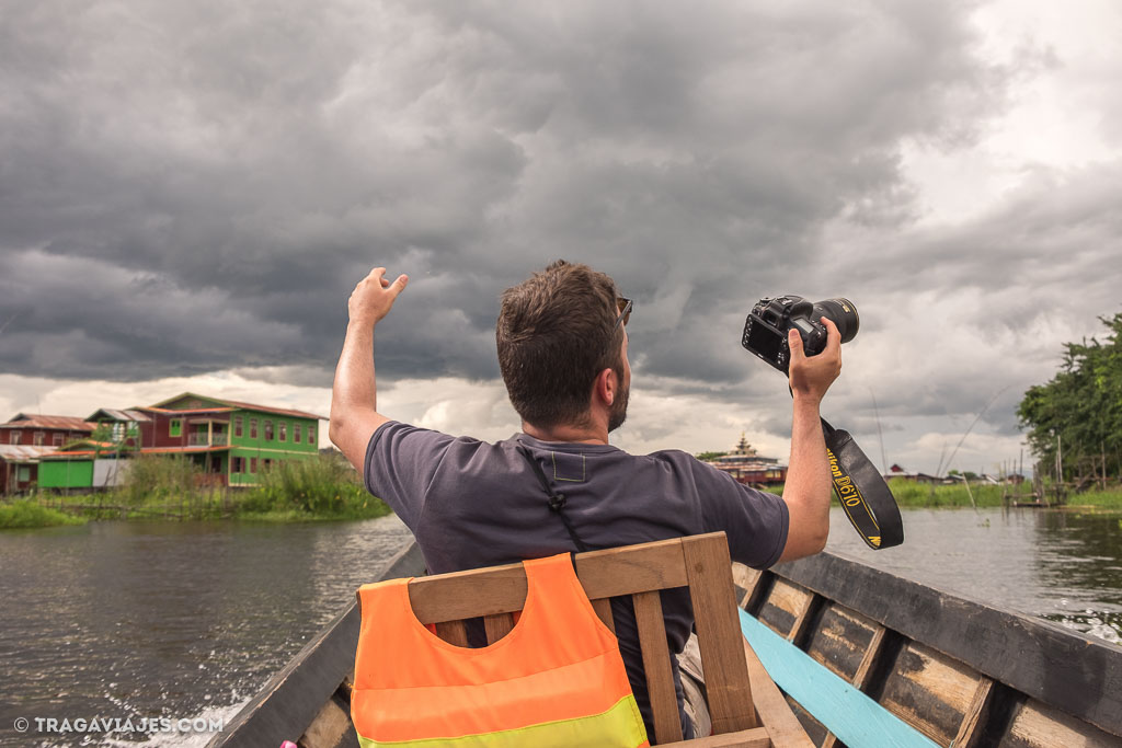 Viaje en bote de Pekon a Inle myanmar birmania