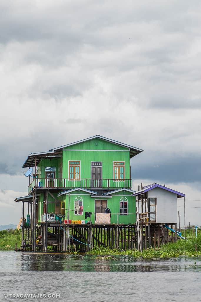 Viaje en bote de Pekon a Inle myanmar birmania