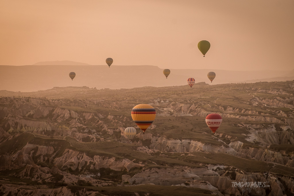 Montar en globo en Capadocia