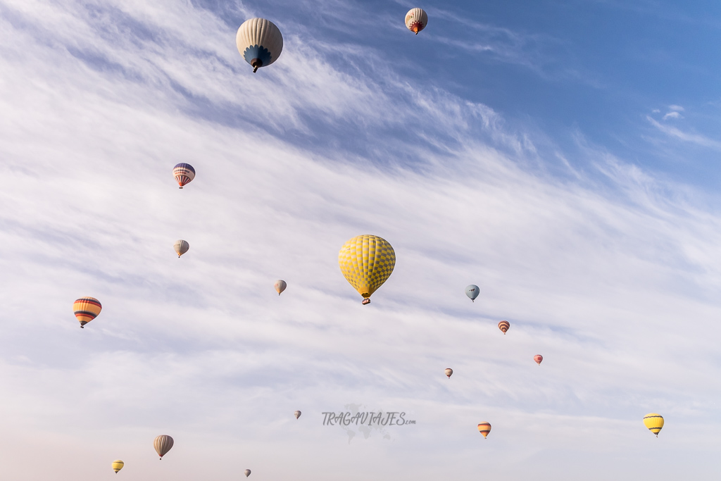 Volar en globo en la Capadocia